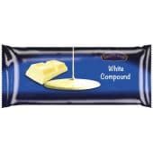 DAIRYLAND WHITE COMPOUND CHOCOLATE CATERING PACK 2.5KG - Bulkbox Wholesale
