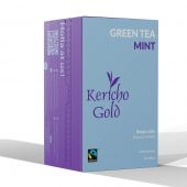 KERICHO GOLD ATTITUDE TEA GREEN TEA MINT ENVELOPE TEA BAGS 25'S - Bulkbox Wholesale