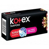 KOTEX TAMPONS SUPER 16'S - Bulkbox Wholesale