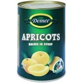 DOMEE APRICOT HALVES IN SYRUP  425G - Bulkbox Wholesale