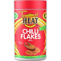 TROPICAL HEAT CHILLI FLAKES 6X75G - Bulkbox Wholesale