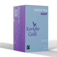 KERICHO GOLD ATTITUDE TEA GREEN TEA MINT ENVELOPE TEA BAGS 25'S - Bulkbox Wholesale
