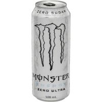 MONSTER ULTRA WHITE ZERO SUGAR ENERGY DRINK 500ML - Bulkbox Wholesale