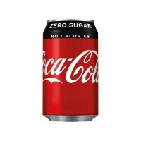 COKE ZERO SODA CAN 330ML - Bulkbox Wholesale
