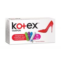 KOTEX TAMPONS REGULAR 16'S - Bulkbox Wholesale