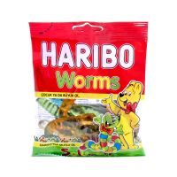 HARIBO WORMS  80G - Bulkbox Wholesale