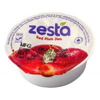 ZESTA RED PLUM JAM TUBS - Bulkbox Wholesale