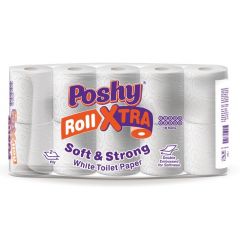 POSHY ROLL XTRA TOILET TISSUE UNWRAPPED 4X10S - Bulkbox Wholesale