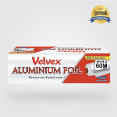 VELVEX ALUMINIUM FOIL CATERING ROLL 1X30CMX60M - Bulkbox Wholesale