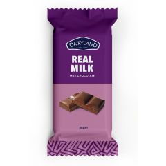 DAIRYLAND REAL MILK CHOCOLATE 80G - Bulkbox Wholesale