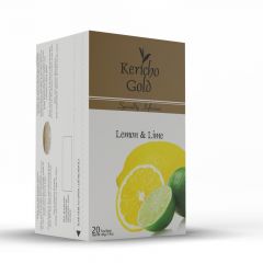KERICHO GOLD SPECIALITY INFUSIONS LEMON & LIME ENVELOPE TEA BAGS 20'S - Bulkbox Wholesale