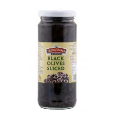 SANTA MARIA BLACK SLICED OLIVES  345G - Bulkbox Wholesale