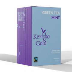 KERICHO GOLD ATTITUDE TEA GREEN TEA MINT ENVELOPE TEA BAGS 25'S - Bulkbox Wholesale