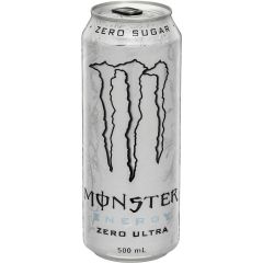 MONSTER ULTRA WHITE ZERO SUGAR ENERGY DRINK 500ML - Bulkbox Wholesale