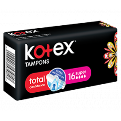 KOTEX TAMPONS SUPER 16'S - Bulkbox Wholesale