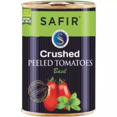 SAFIR CRUSHED PEELED TOMATOES  400G - Bulkbox Wholesale