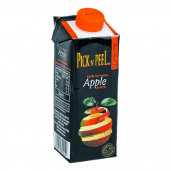 PICK N PEEL PURE FRUIT JUICE TETRA APPLE 250ML - Bulkbox Wholesale