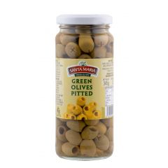 SANTA MARIA BLACK PITTED OLIVES 345G - Bulkbox Wholesale