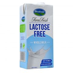 BROOKSIDE LACTOSE FREE MILK 1L - Bulkbox Wholesale
