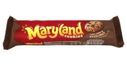 MARYLAND CHOC CHIP & HAZELNUT COOKIES 136G - Bulkbox Wholesale