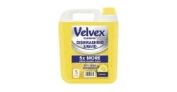 VELVEX DISHWASHING LIQUID LEMON BURST 5L - Bulkbox Wholesale