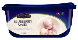 DAIRYLAND BLUEBERRY SWIRL ICE CREAM 4L - Bulkbox Wholesale