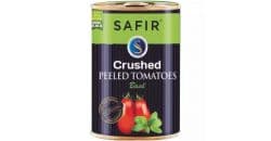 SAFIR CRUSHED PEELED TOMATOES 400G - Bulkbox Wholesale