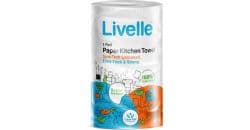 LIVELLE KITCHEN TOWEL SINGLES WHITE 1S - Bulkbox Wholesale