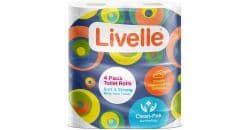 LIVELLE TOILET TISSUE 4S - Bulkbox Wholesale