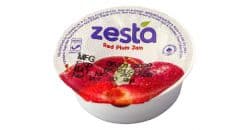 ZESTA RED PLUM JAM TUBS 20G - Bulkbox Wholesale