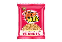 TROPNUTS ROASTED SALTED PEANUTS 50G - Bulkbox Wholesale