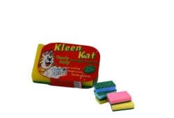 KLEEN KAT SPONGE SCOURER 5PACK - Bulkbox Wholesale