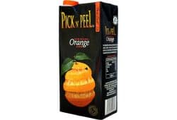 PICK N PEEL PURE FRUIT JUICE TETRA ORANGE 1L - Bulkbox Wholesale