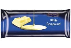 DAIRYLAND WHITE COMPOUND CHOCOLATE CATERING PACK 2.5KG - Bulkbox Wholesale