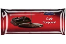 DAIRYLAND DARK COMPOUND CHOCOLATE CATERING PACK 2.5KG - Bulkbox Wholesale