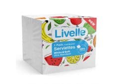 LIVELLE SERVIETTES 100 SHEETS - Bulkbox Wholesale