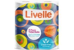 LIVELLE TOILET TISSUE 4S - Bulkbox Wholesale
