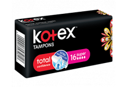 KOTEX TAMPONS SUPER 16'S - Bulkbox Wholesale