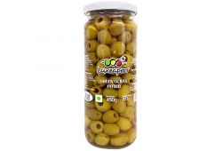 LUXEAPEARS GREEN OLIVES PITTED 450G - Bulkbox Wholesale