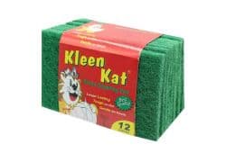 KLEEN KAT SCOURING PAD VALUE PACK 12PACK - Bulkbox Wholesale