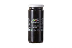 LUXEAPERS PITTED BLACK OLIVES 345G - Bulkbox Wholesale