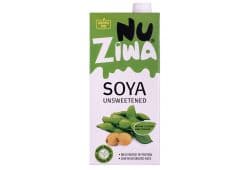 NUZIWA SOYA MILK UNSWEETENED 1L - Bulkbox Wholesale
