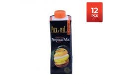PICK N PEEL PURE FRUIT JUICE TETRA TROPICAL MIX 250ML - Bulkbox Wholesale