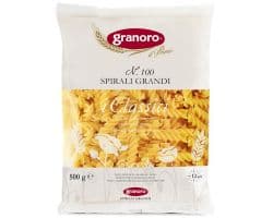 GRANORO SPIRALI GRANDI PASTA NO.100 6X500G - Bulkbox Wholesale