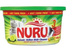 NURU DISH WASHING PASTE LIME WAVE 400G - Bulkbox Wholesale