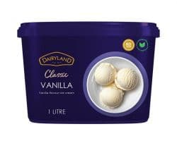 DAIRYLAND CLASSIC VANILLA ICE CREAM 1L - Bulkbox Wholesale