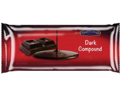 DAIRYLAND DARK COMPOUND CHOCOLATE CATERING PACK 2.5KG - Bulkbox Wholesale