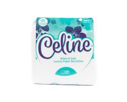 CELINE PREMIUM SERVIETTES SINGLE PACK 100 SHEETS - Bulkbox Wholesale