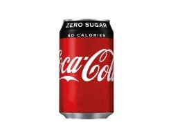 COKE ZERO SODA CAN 330ML - Bulkbox Wholesale