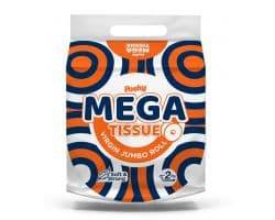 POSHY MEGA TISSUE JUMBO ROLL WRAPPED 1S - Bulkbox Wholesale